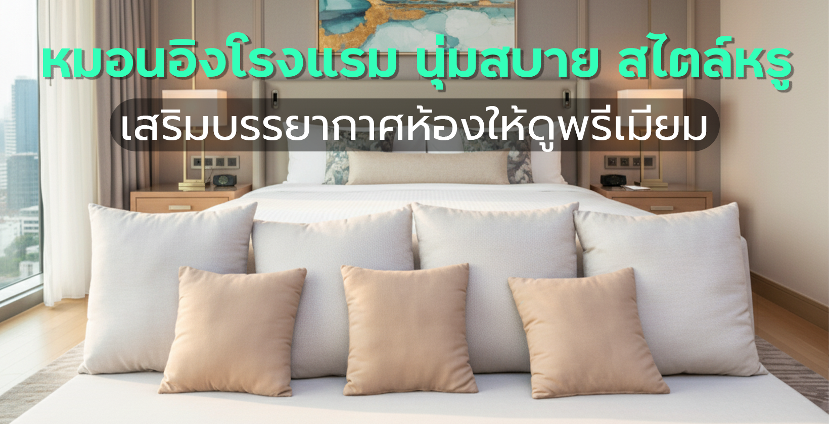 หมอนอิงโรงแรม