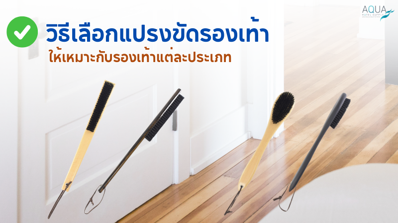 วิธีเลือก แปรงขัดรองเท้า ให้เหมาะกับรองเท้าแต่ละประเภท