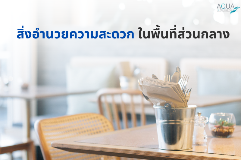 สิ่งอำนวยความสะดวก ในพื้นที่ส่วนกลาง