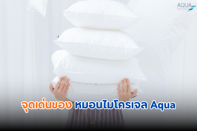 จุดเด่นของ หมอนไมโครเจล Aqua