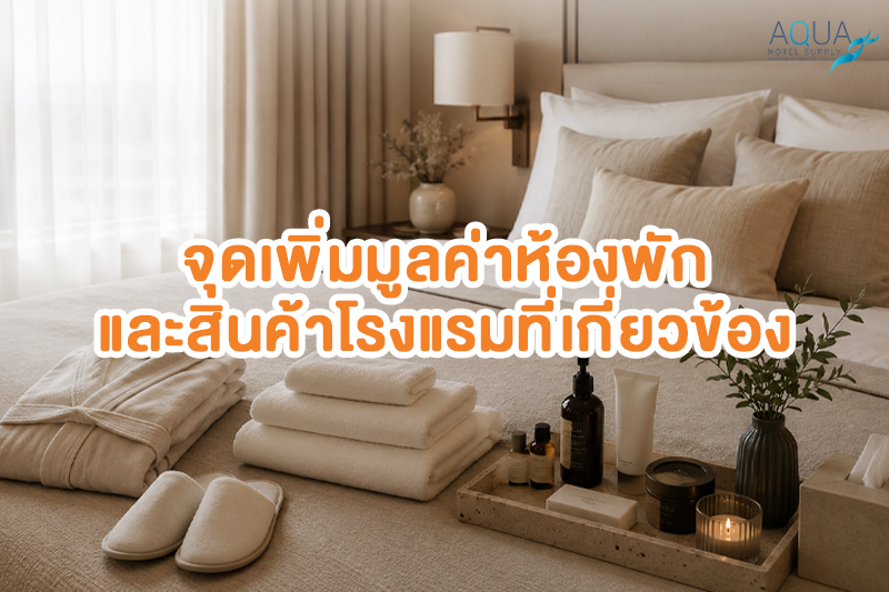 ตารางจุดเพิ่มมูลค่าห้องพักโดยไม่ขึ้นราคาและสินค้าโรงแรมที่เกี่ยวข้อง