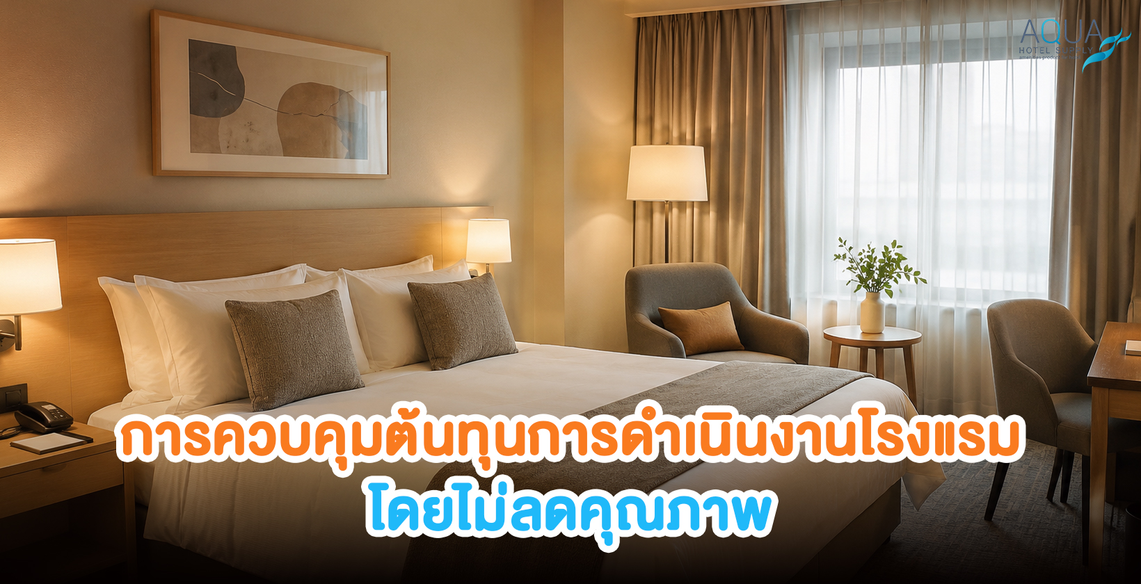 ดำเนินงานโรงแรมโดยไม่ลดคุณภาพห้องพัก
