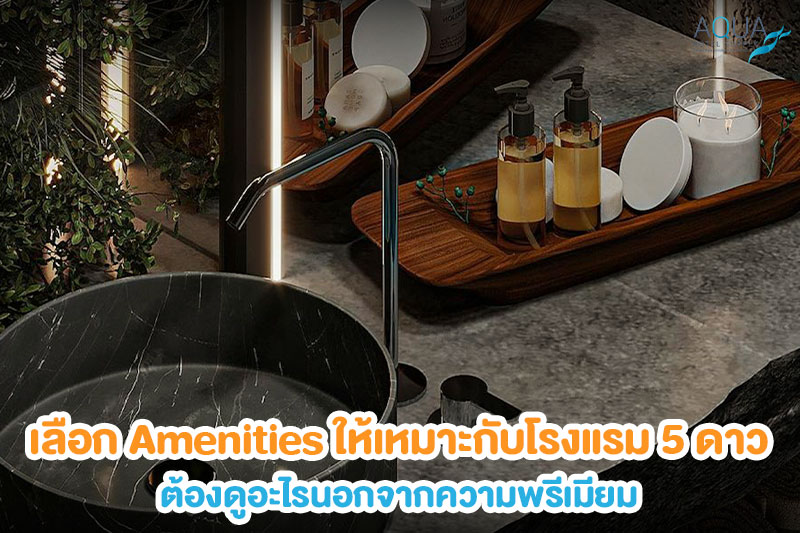 ตรวจ Specification และ Presentation ของ Amenities โรงแรมระดับพรีเมียม